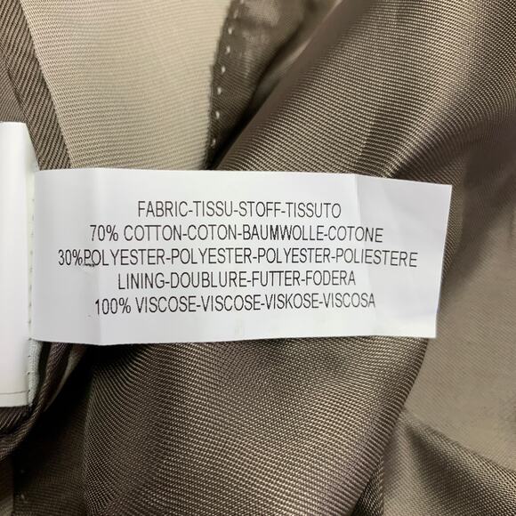 PS by PAUL SMITH Size 42 Khaki Cotton Blend Sport Coat - Picture 11 of 12